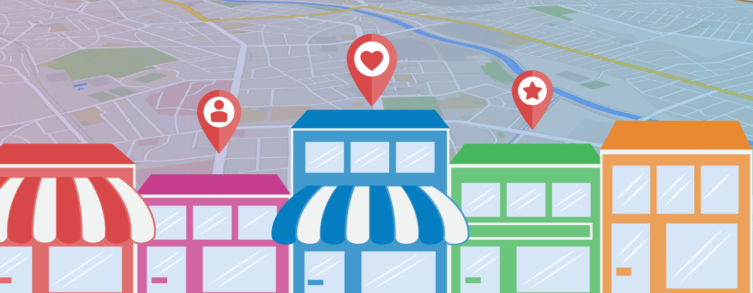 image of storefronts related to blog post about online business listings